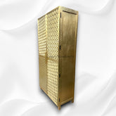 Elio Brass Embossed Cupboard 1